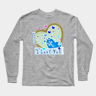 I LOVE YOU L/GR Long Sleeve T-Shirt